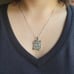 New Solid 925 Sterling Silver Torah Scroll Star of David Necklace