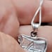New Solid 925 Sterling Silver Torah Scroll Star of David Necklace
