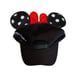 Disney Adult Minnie Mouse Black & Red Polka Dot Ears Baseball Cap Hat