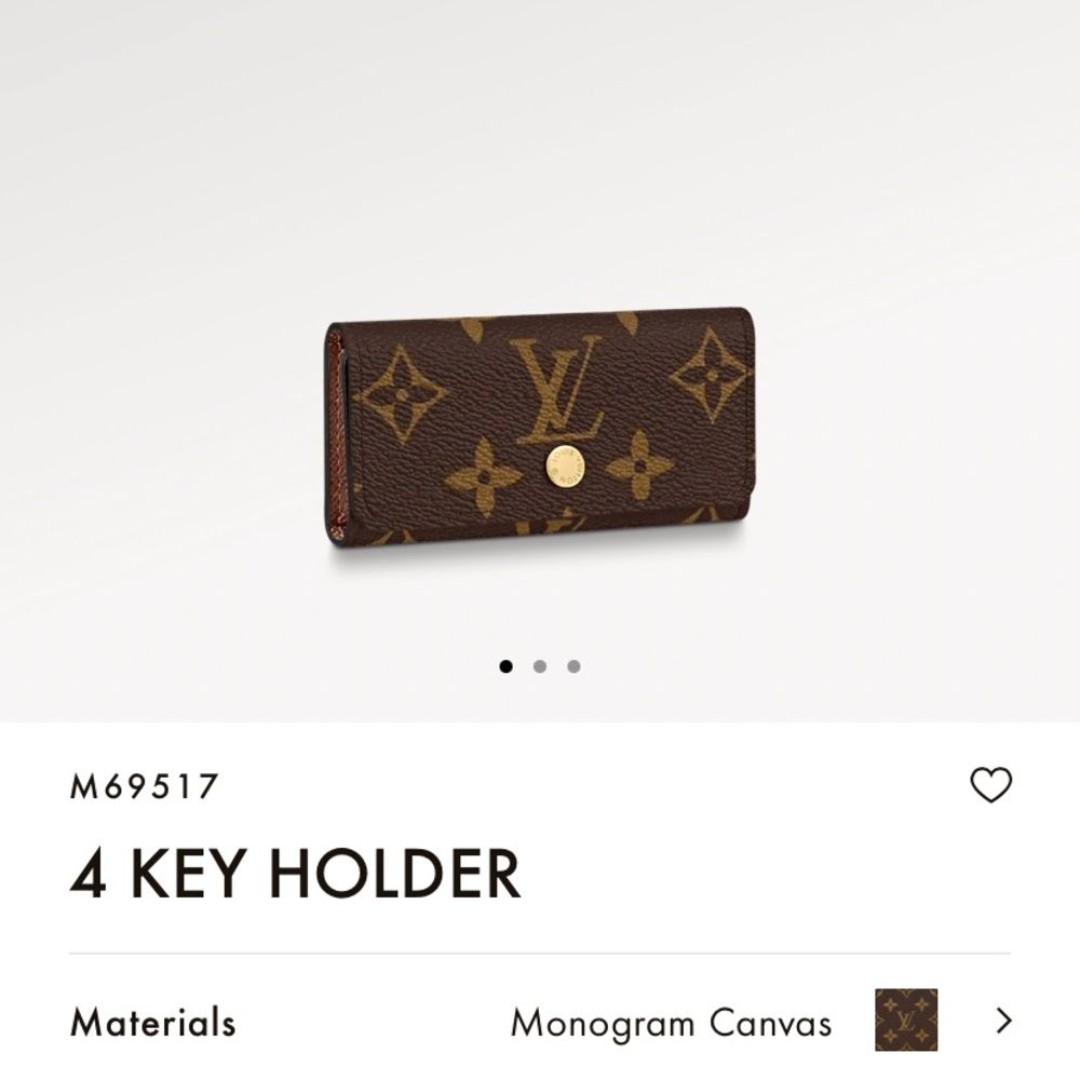 Louis Vuitton 4 key holder