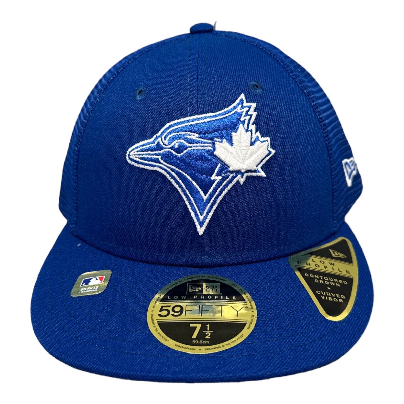 New Era Toronto Blue Jays 59Fifty Fitted Low Profile Men's Hat Size 7 1/2
