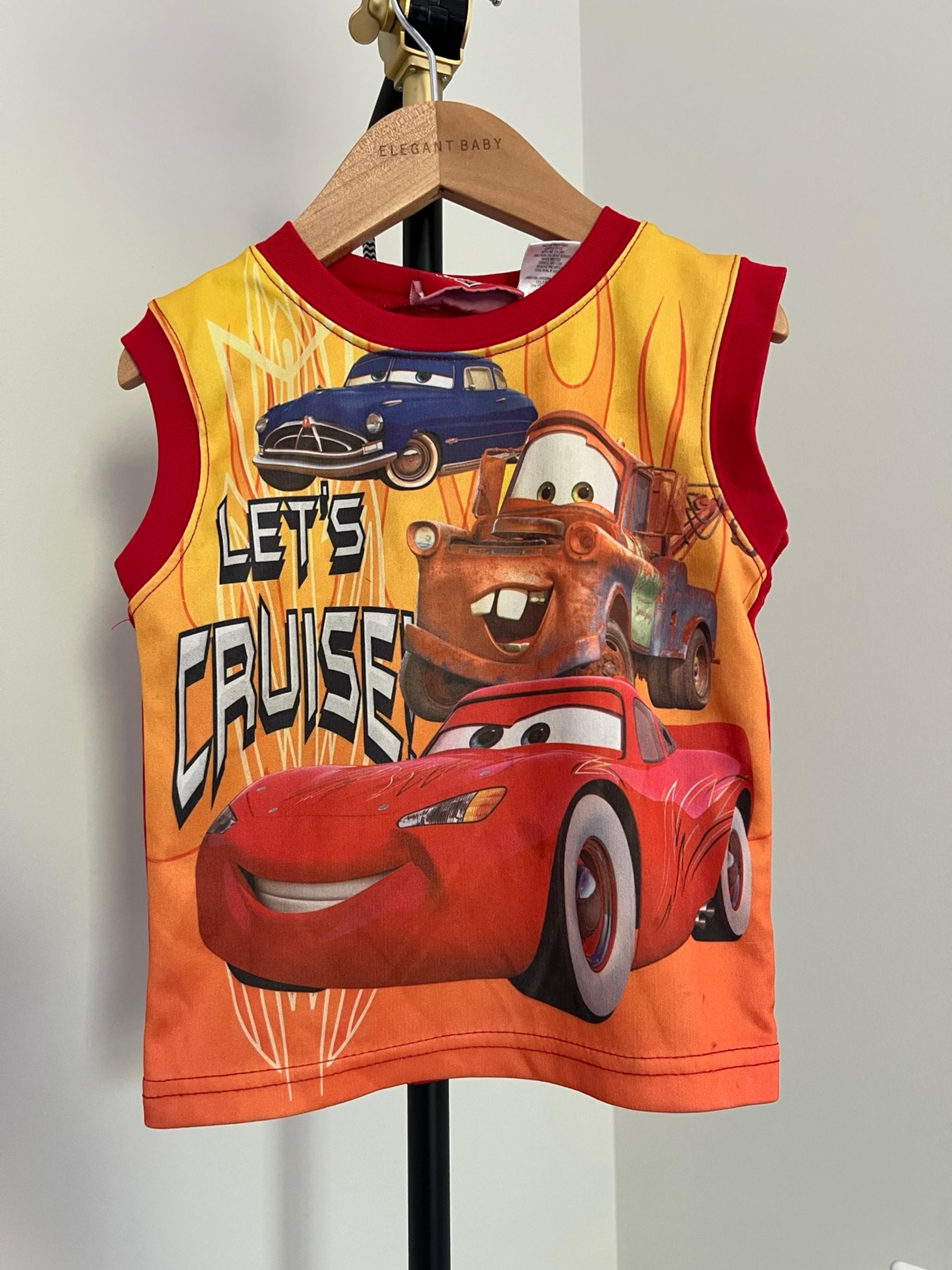 Disney Cars Vintage Y2K Tank Top