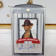 DENNIS RODMAN AUTOGRAPHED CARD