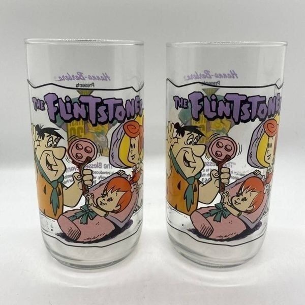 The Flintstones Glasses 1991 “The First 30 Years”