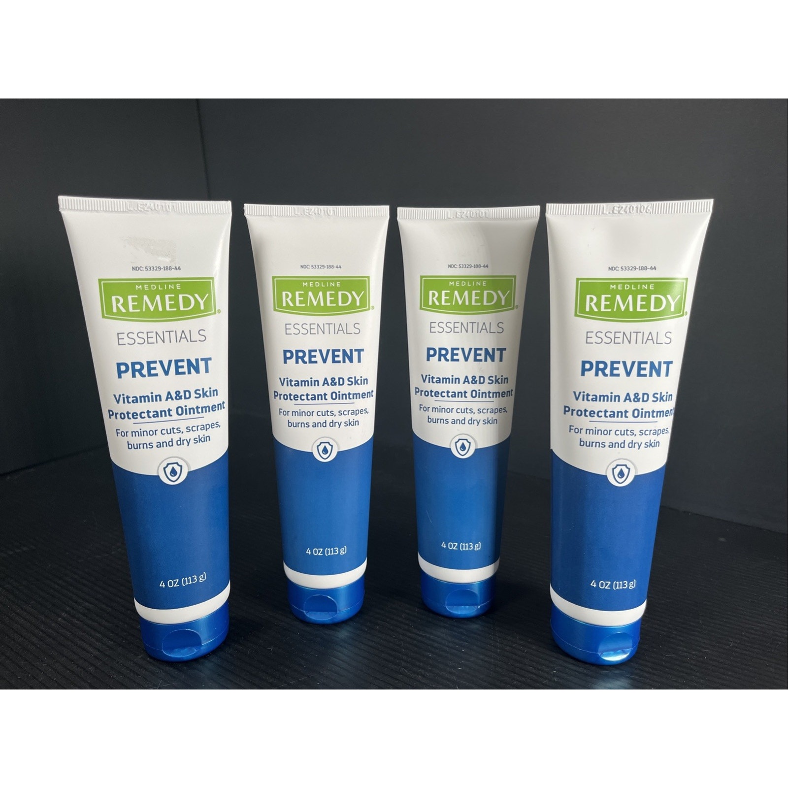 4 Tubes Remedy Essentials Prevent Vitamin A&D PROTECTANT OINTMENT NEW