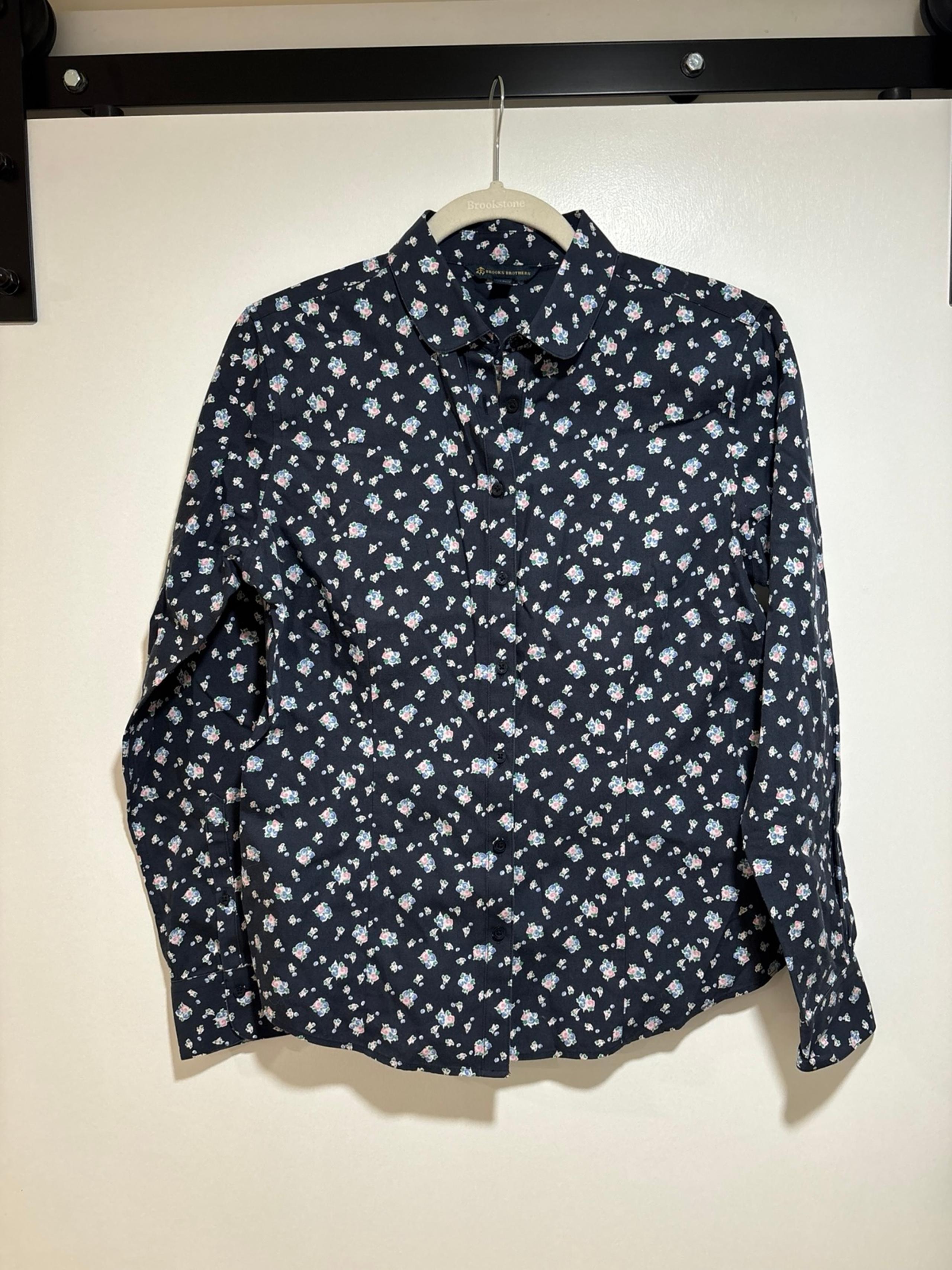 Brooks Brothers Floral Button Down