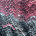 Pink yellow blue purple black stripe geometric skirt vintage y2k stretchy sequin