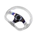 NEW JDM Universal 6-Hole 326mm Vip Clear Crystal Bubble Neo Spoke Steering Wheel