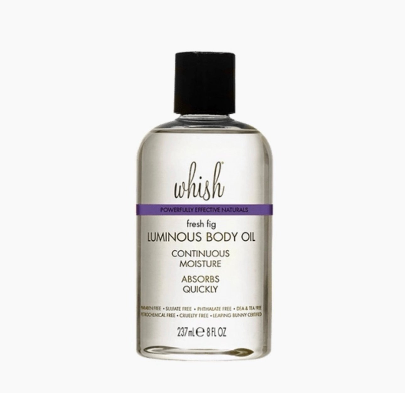NEW Whish Fresh Fig Luminous Body Oil ~ 8 Fl oz~ Sealed!