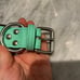 Crazy Rebel Custom leather DOG COLLAR - Mint to Be / Originally 330 / Used 1x