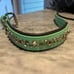 Crazy Rebel Custom leather DOG COLLAR - Mint to Be / Originally 330 / Used 1x