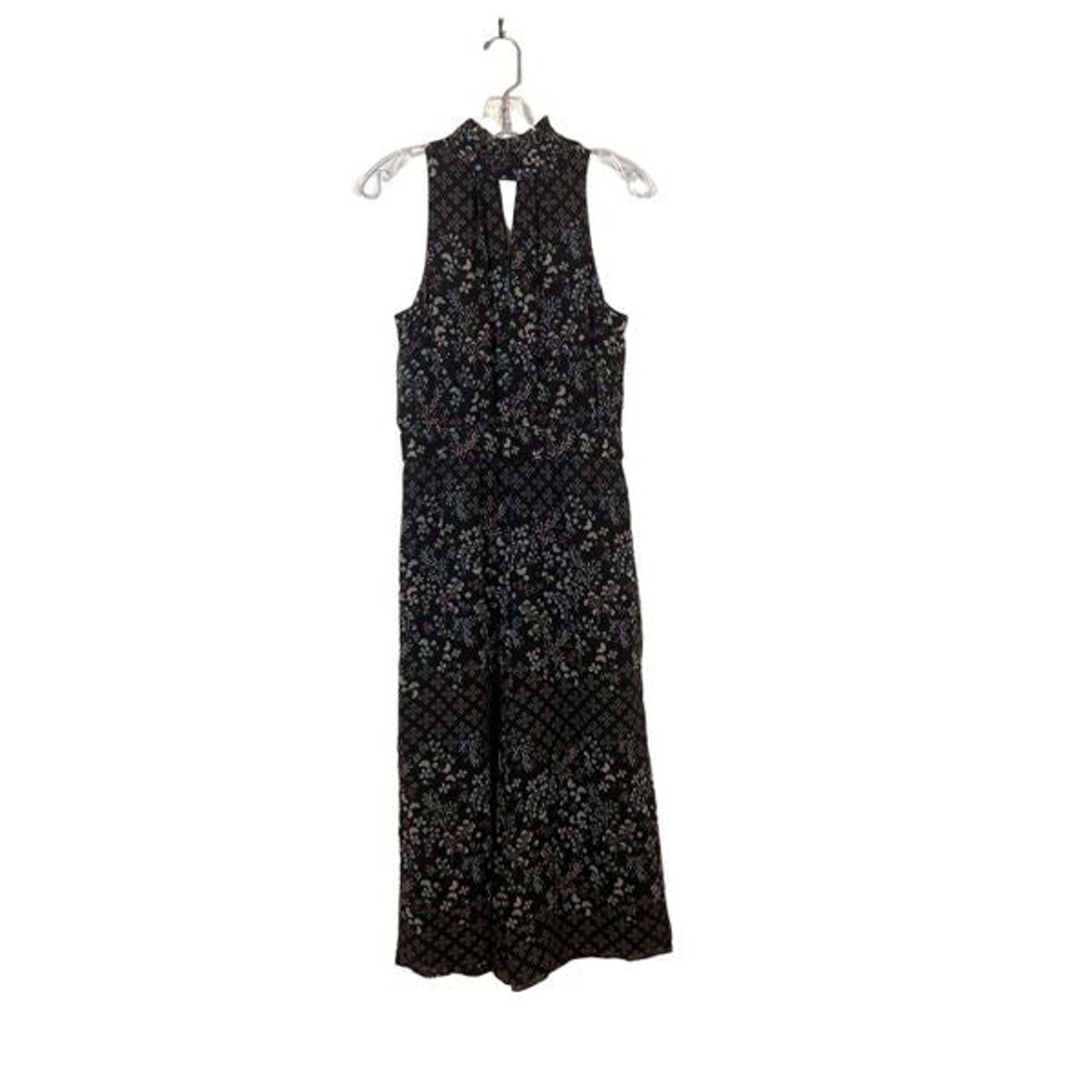 NWT Ted Baker Women's Marcila Hazel High Neck Jumpsuit Wide Leg Black Size 2