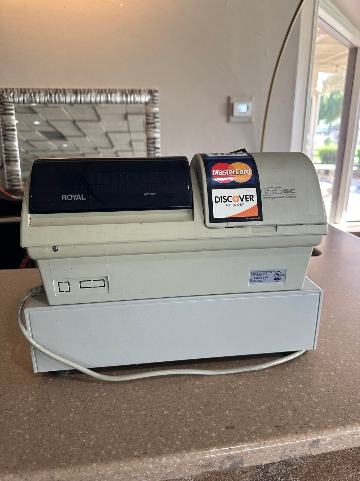 Royal 9155sc cash register