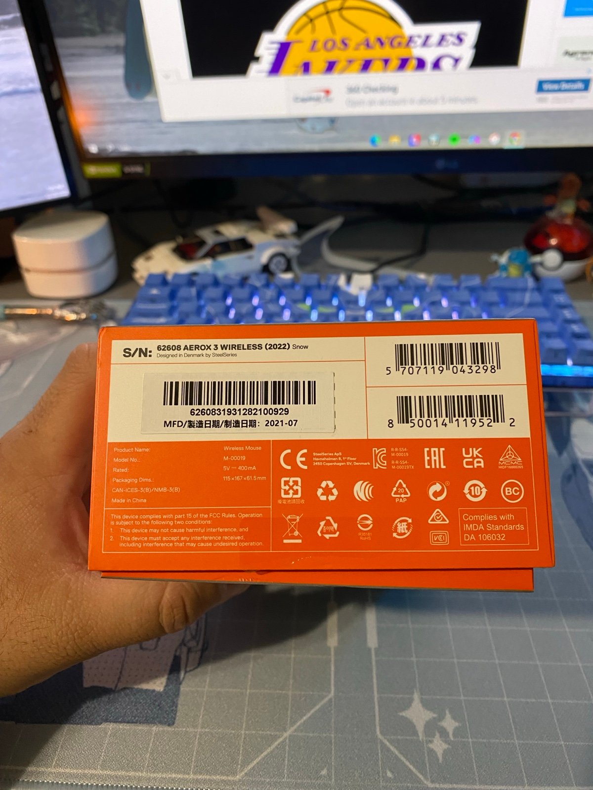 SteeleSeries Aerox 3 Wireless Mouse