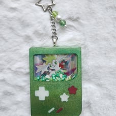 Shaymin gameboy keychain