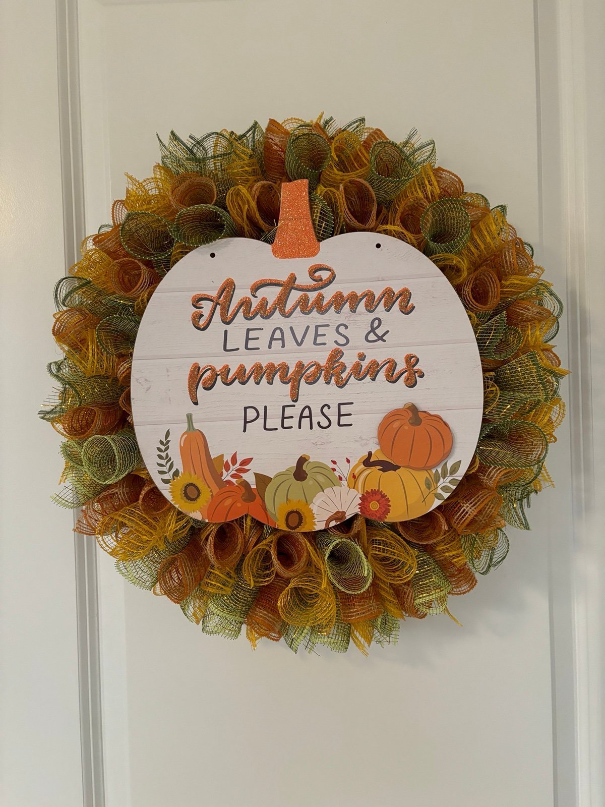 Fall - Autumn Leaves Wreath