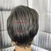 Celebrity Grey ombre pixie human wig