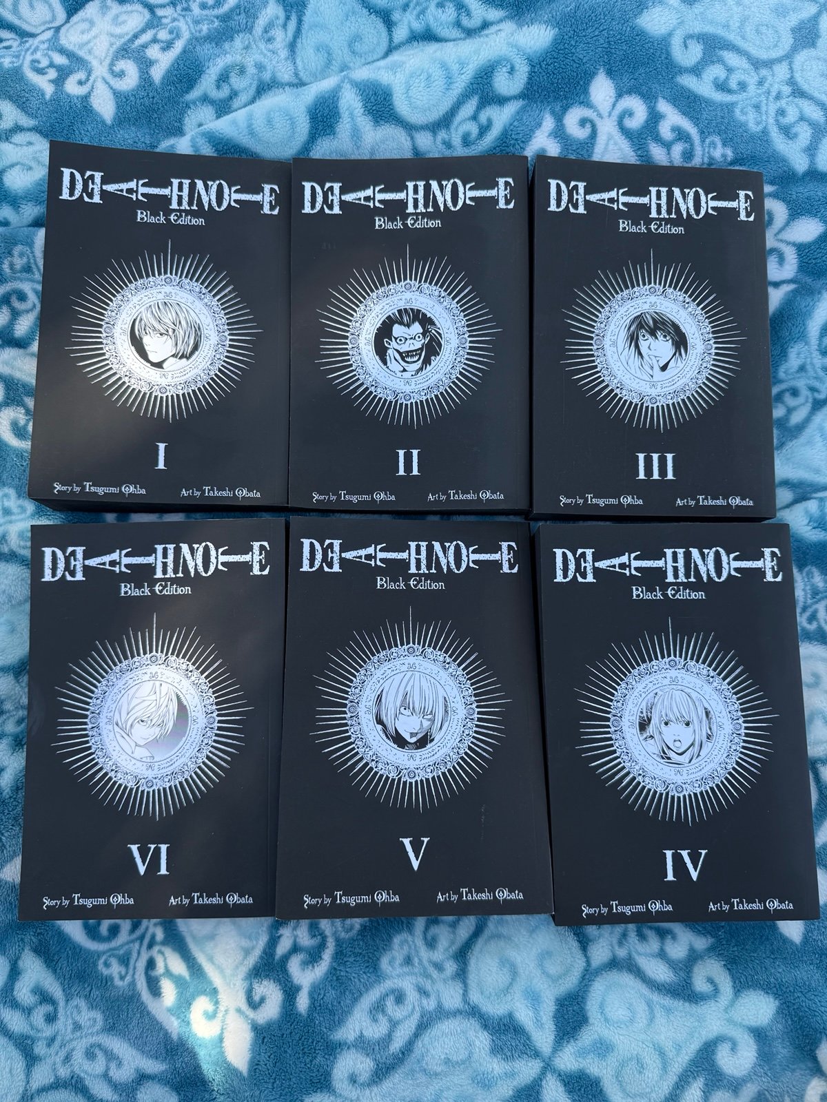 Death Note manga Black Edition volume 1-6 by Tsugumi Ohba