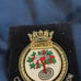 Original 1960s HMS Charybdis Association Royal Navy WW2 WWII Bullion Crest Patch