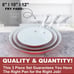 COOKER KING Non stick Frying Pan set, 3Piece Ceramic Pans,8 +10 +12-inch Omelett