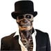 Realistic Skull Mask Scary Full Head Skeleton Headgear Creepy Halloween