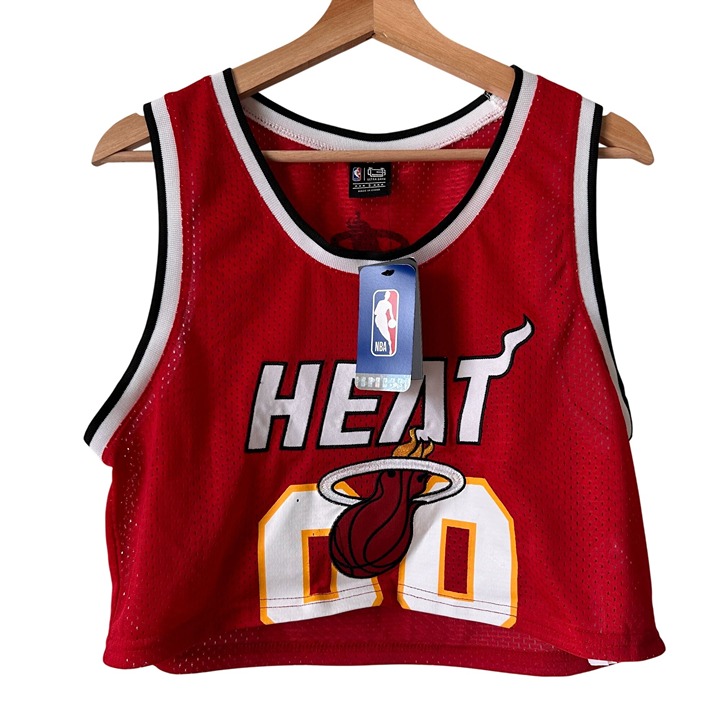 NBA Miami Heat Official Woman's Crop Tank Top Small NWT