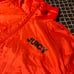 Juicy X Juicy Couture Red Lightweight Nylon Jacket Zipper Sz Medium Crop