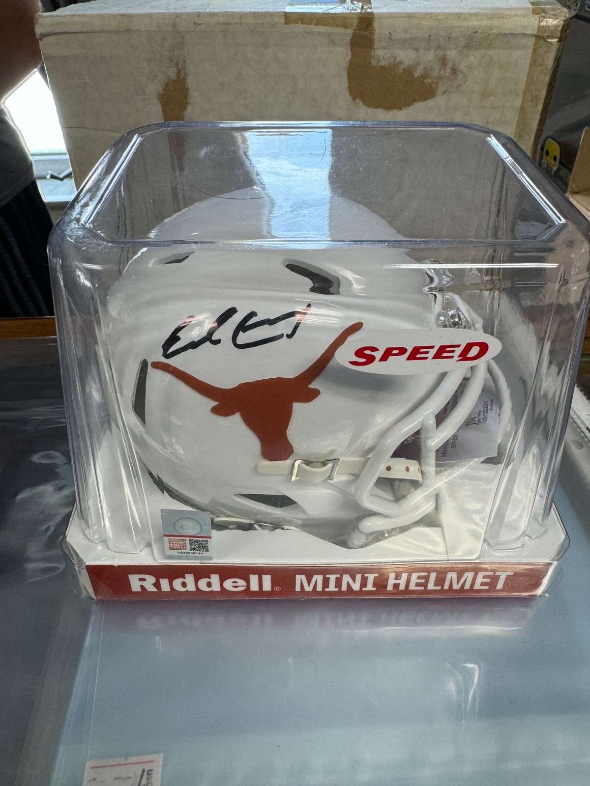 Earl Campbell Autographed Mini Helmet Texas Longhorns