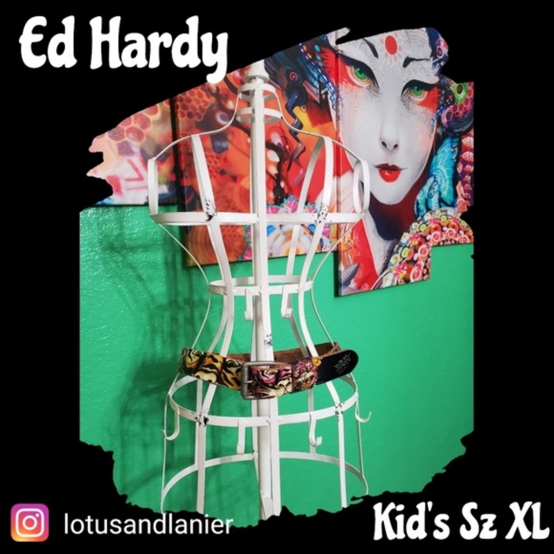 Ed Hardy Kid's Belt Sz XL