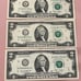 2009 nice low serial number 2 two dollar bill US note great crispy condition!