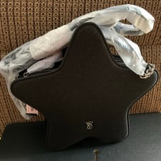 Victoria’s Secret Star Black Sparkle Crossbody Bag