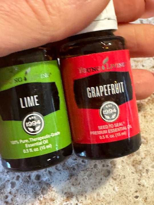 Young Living LIME & GRAPEFRUIT ESSENTIAL OIL BUNDLE OF 2 BRAND NEW