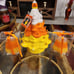 Mr Halloween Candy Corn Tree and 2 Mikasa Candy Corn