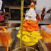 Mr Halloween Candy Corn Tree and 2 Mikasa Candy Corn