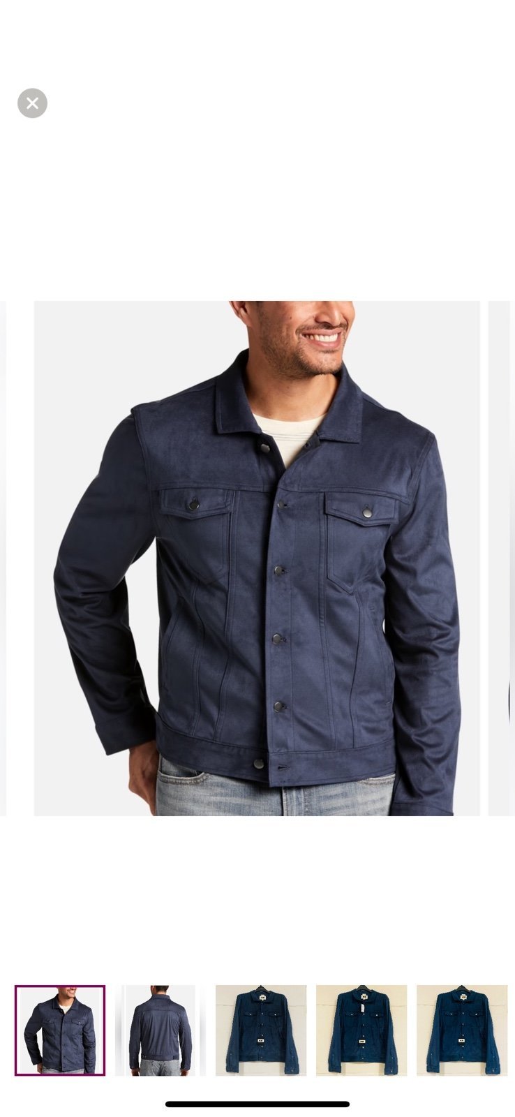 JOSEPH ABBOUD Classic jean jacket styling