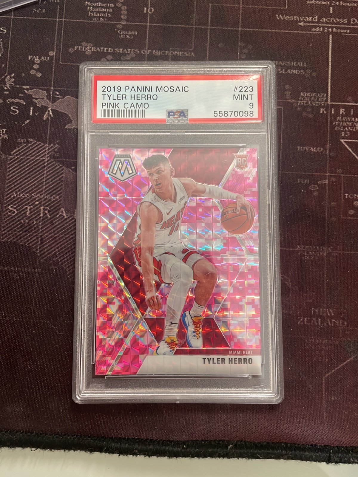 Tyler Herro 2019 Panini Mosaic Rookie Card