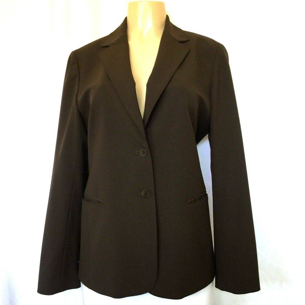 LAFAYETTE 148 Stretch Wool Blazer Jacket