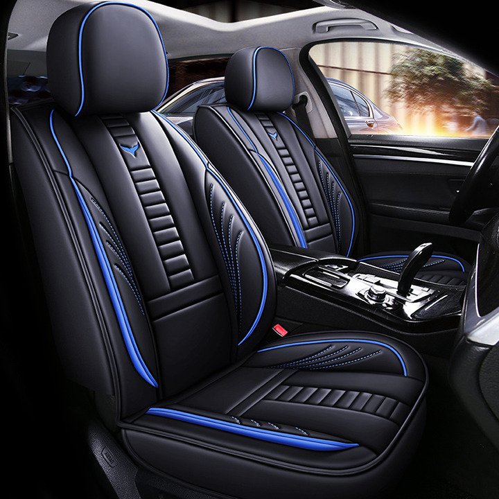 NEW Blue Universal Fit Seat Covers for Front Seats x2