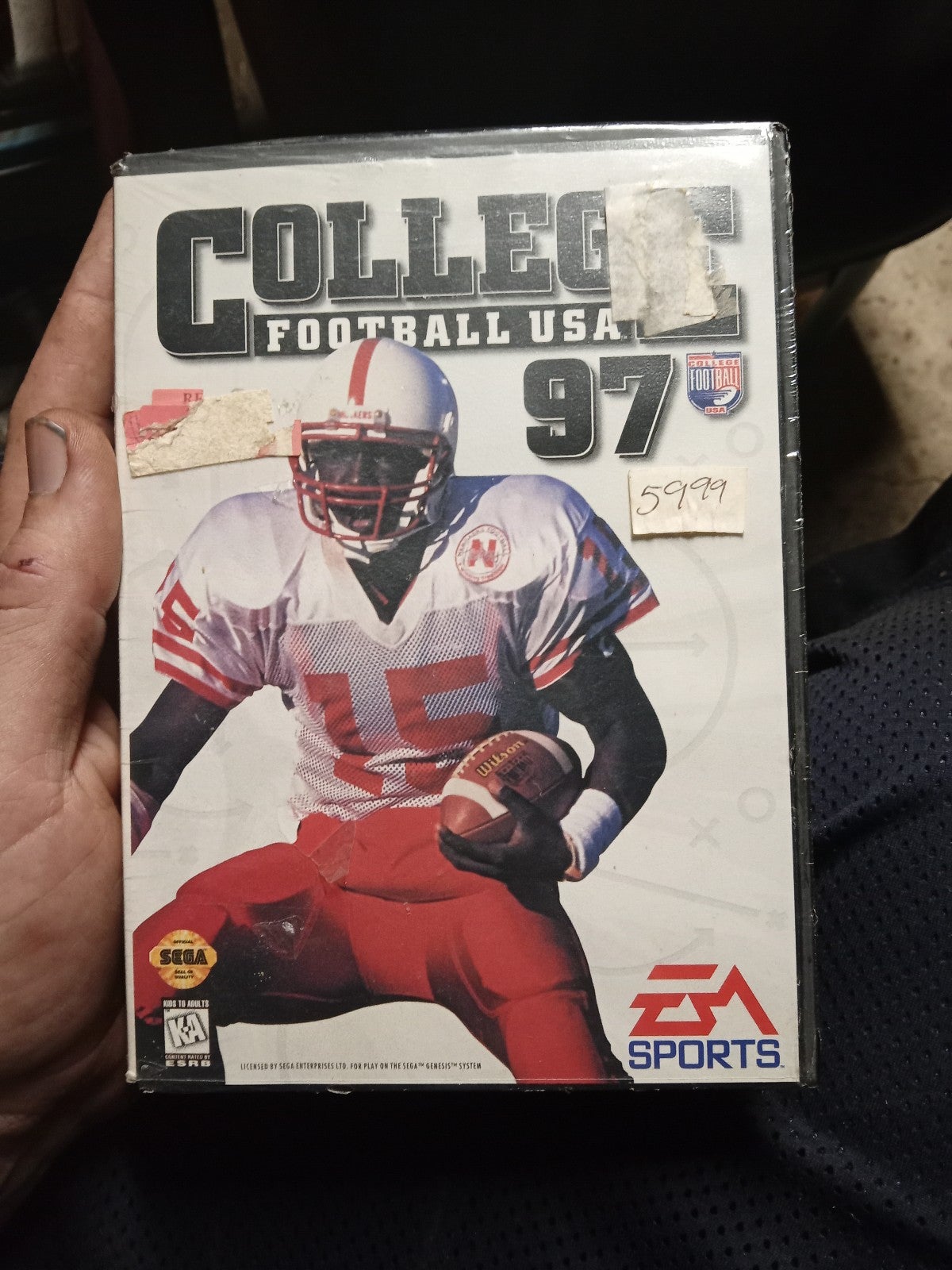 Factory Sealed College football 97 for Sega Genesis