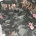Pink L camo bling rose set