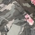 Pink L camo bling rose set