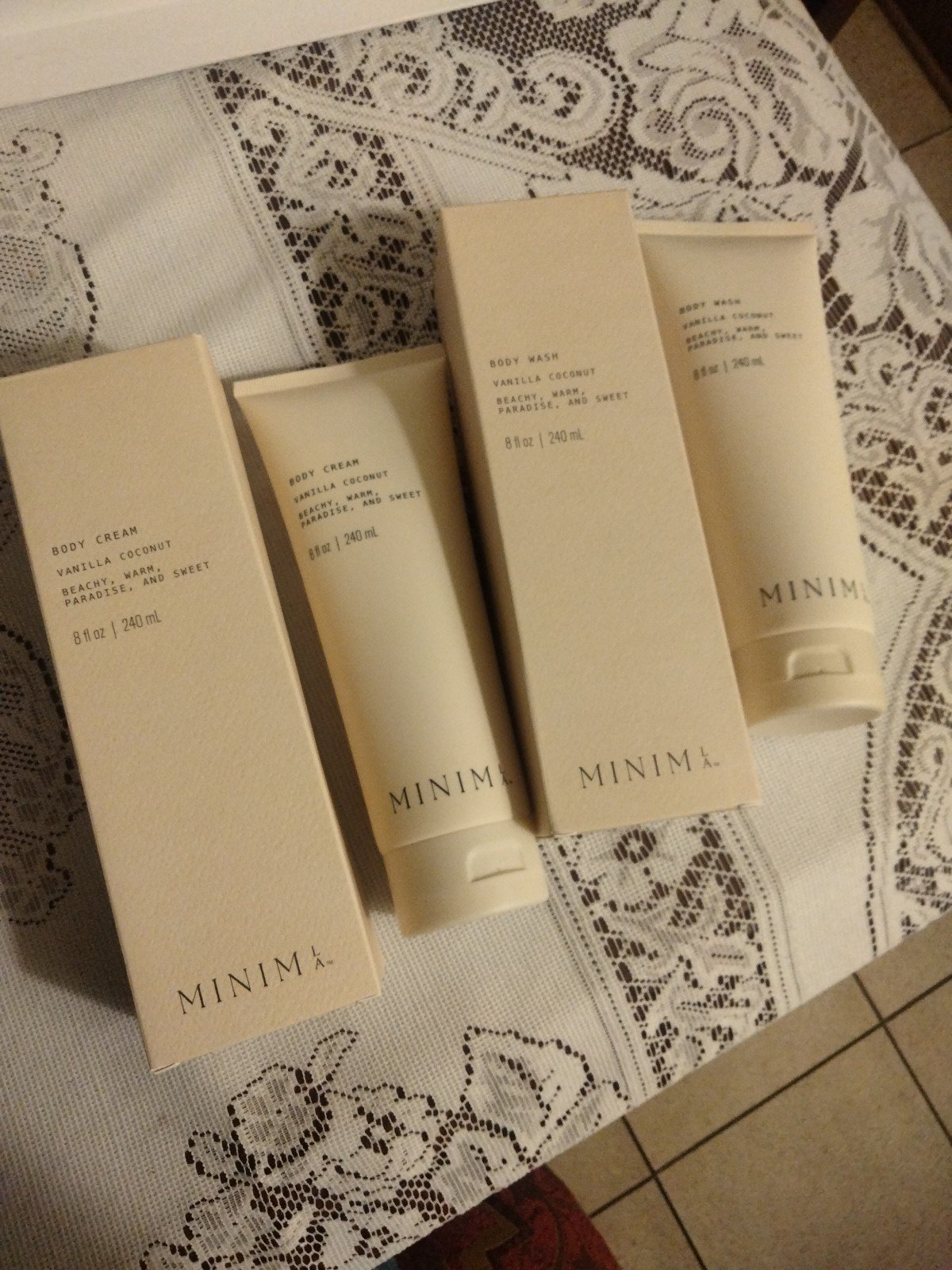 Influencer Laura Lee Brand Vanilla Coconut Body Care