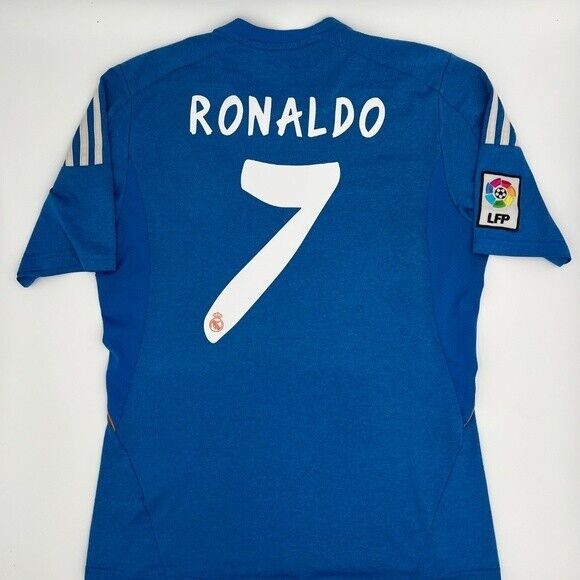 Cristiano Ronaldo #7 Real Madrid 2013/2014 Away ORIGINAL Adidas Soccer Jersey M