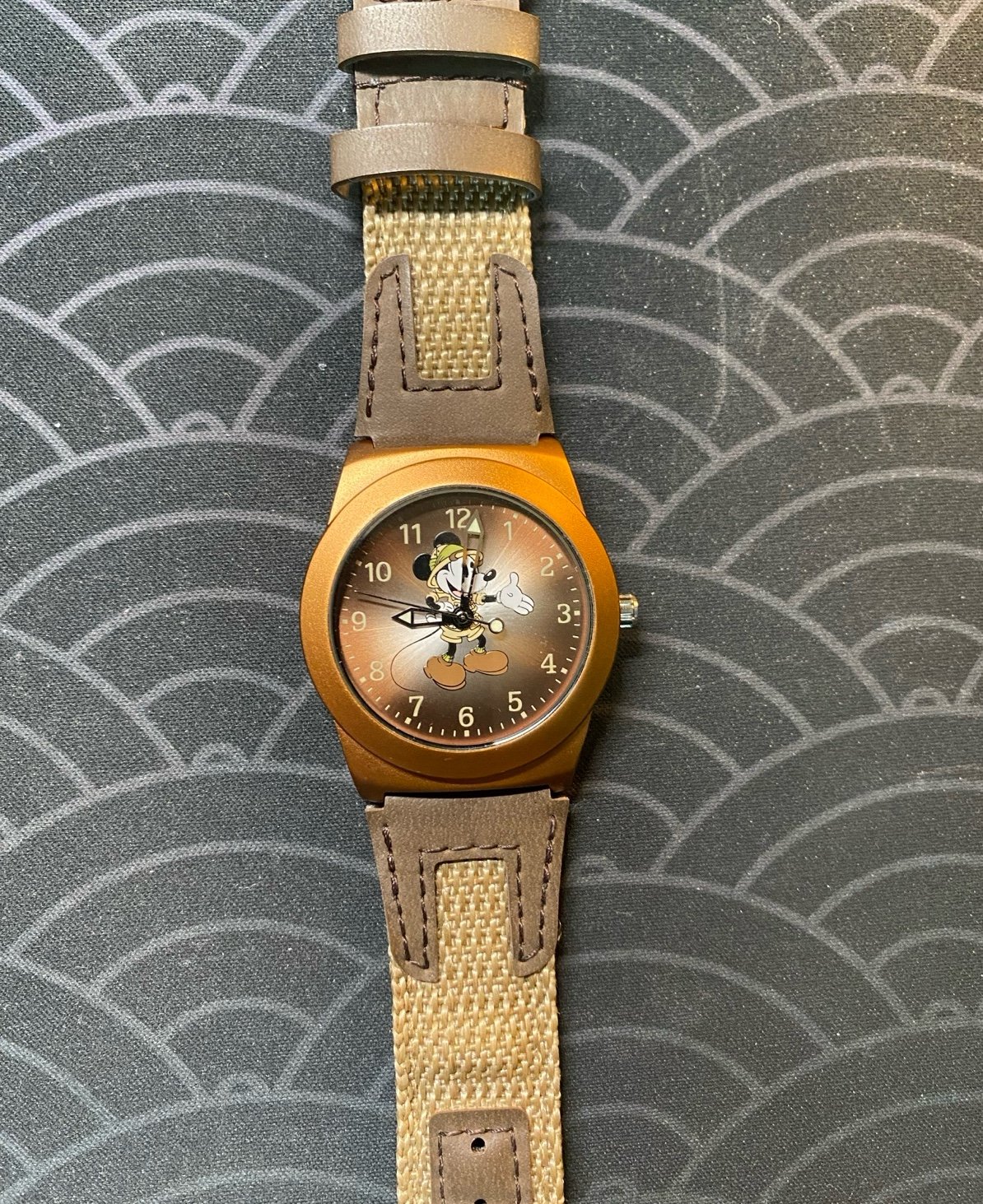 Disney Time Works Military Mickey Mouse Watch (RARE)