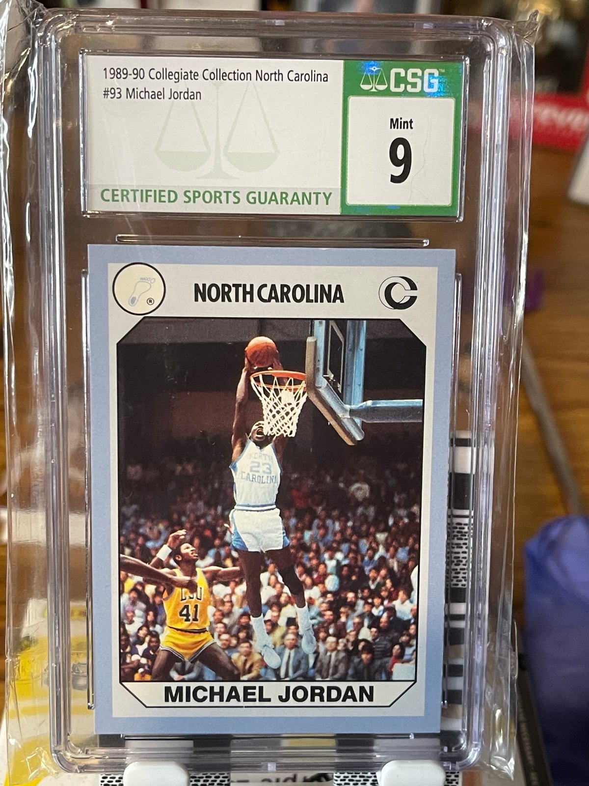 Michael Jordan-Collegiate Collection, CSG 9-NORTH CAROLINA