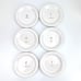 Williams Sonoma Wine Series Embossed Appetizer Luncheon Plates Set of 6