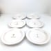 Williams Sonoma Wine Series Embossed Appetizer Luncheon Plates Set of 6