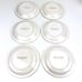 Williams Sonoma Wine Series Embossed Appetizer Luncheon Plates Set of 6