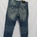Cute Miss Me Boyfriend Denim Jean Capri Distressed Thick Stitch Flap Pocket.  S