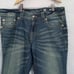 Cute Miss Me Boyfriend Denim Jean Capri Distressed Thick Stitch Flap Pocket.  S